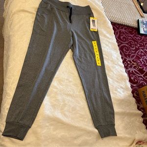 32Degrees Heat Gray jogger sweatpants with pockets, Ladies size small NWT
